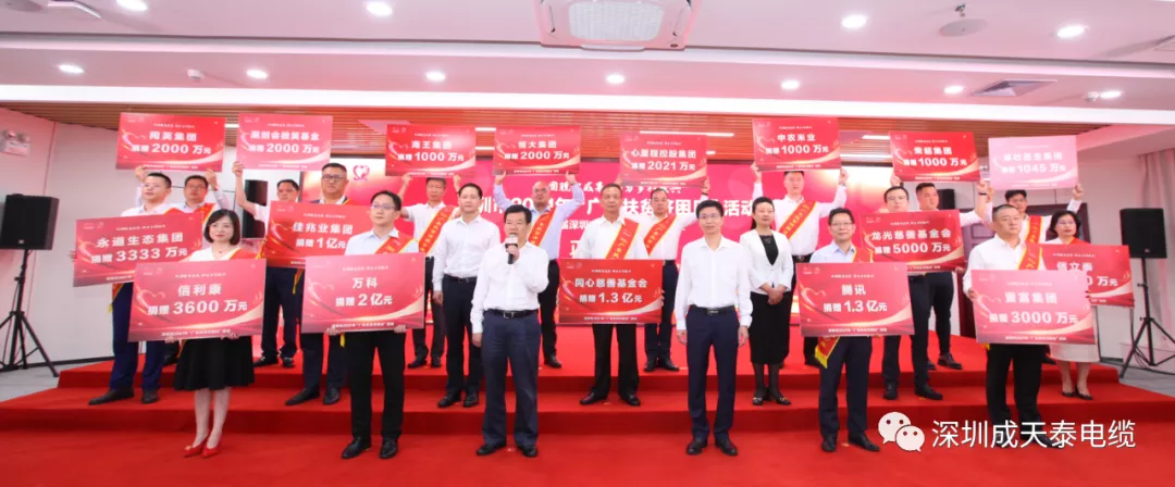 CTT CABLE won the "red cotton cup for poverty alleviation in Guangdong" copper cup